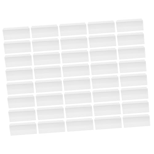 GALPADA 40 Stück Teiliges Kunststoff Preisschildhalter Transparent Langlebig für Supermarkt Regal Preisschilder Etikettenhalter zur Klaren Preisanzeige im Einzelhandel GALPADA 40 Stück Teiliges Kunststoff Preisschildhalter Transparent Langlebig für Supermarkt Regal Preisschilder Etikettenhalter zur Klaren Preisanzeige im Einzelhandel von GALPADA