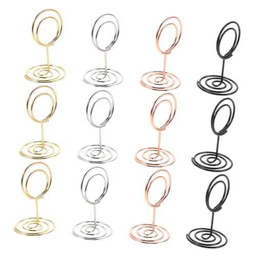 GALPADA 40 Stück Teiliges Runde Kartenhalter Metallclips mit Starkem Griff Vielseitig als Tischkartenhalter Memo Fotohalter für Hochzeit Büro und Partydekoration GALPADA 40 Stück Teiliges Runde Kartenhalter Metallclips mit Starkem Griff Vielseitig als Tischkartenhalter Memo Fotohalter für Hochzeit Büro und Partydekoration von GALPADA