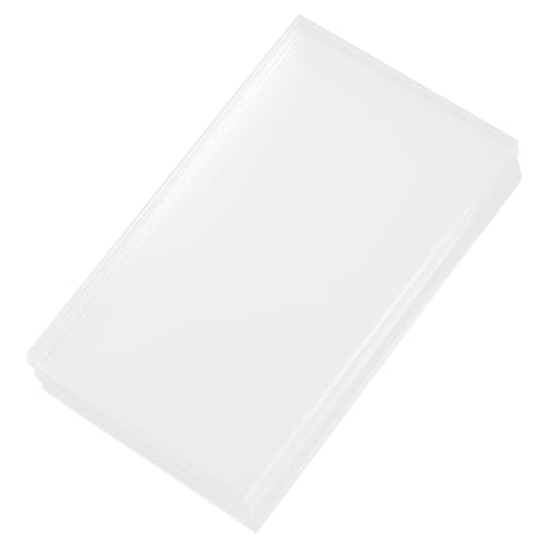 GALPADA 40 Stück Teiliges Transparentes Platzkarten Rechteckig mit Glatten Kanten Multifunktional als Namensschild und Tischnummer für Hochzeiten Bankette Partys und Restaurants von GALPADA