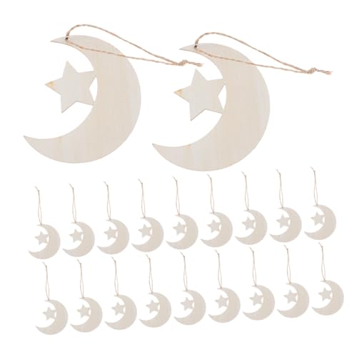 GALPADA 40 Stück Unlackierte Holz Mond und Stern Ausschnitte Diy Bastelrohlinge für Dekorationen zur Babyparty Hochzeit und Geburtstagsfeiern Blanko Holzornamente zum Bemalen GALPADA 40 Stück Unlackierte Holz Mond und Stern Ausschnitte Diy Bastelrohlinge für Dekorationen zur Babyparty Hochzeit und Geburtstagsfeiern Blanko Holzornamente zum Bemalen von GALPADA