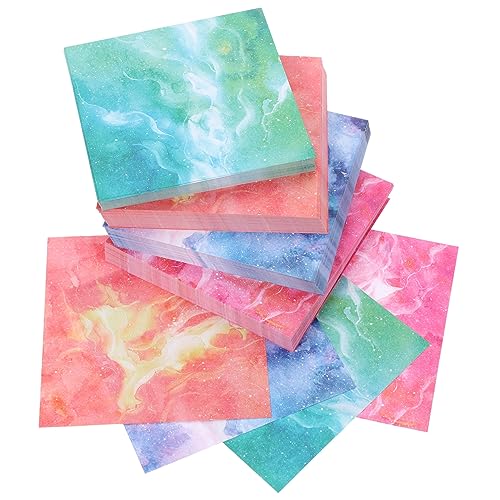 GALPADA 400 Blatt Quadratisches Doppelseitiges Origami Papier für Diy Bastelprojekte Bunte Sternmuster für Erwachsene für Handarbeiten Dekoration und Kunstprojekte von GALPADA