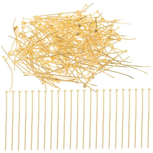 GALPADA 400 Stück Metall T Pins für Schmuckherstellung DIY Zubehör für Ohrringe und Armbänder Gold für Perlen und Bastelprojekte GALPADA 400 Stück Metall T Pins für Schmuckherstellung DIY Zubehör für Ohrringe und Armbänder Gold für Perlen und Bastelprojekte von GALPADA
