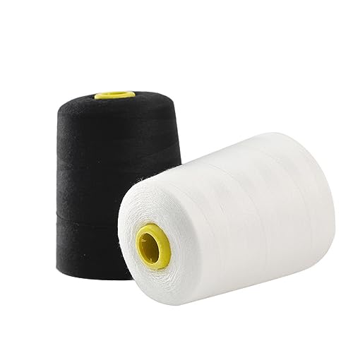 GALPADA 4000m Nylon Faden in Weiß – Hochwertiges Unterfaden Für Quilten - Nähen - Lederarbeiten Und Mehr Ideal Für Polster Und Baumwollstepparbeiten Elastisch Und Langlebig von GALPADA