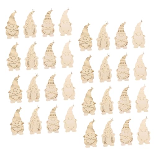 GALPADA 40Stücke DIY Holzgnome Anhänger Unvollendete Holzscheiben für Weihnachtsdeko und Handwerk für Bastelprojekte mit Familie und Freunden GALPADA 40Stücke DIY Holzgnome Anhänger Unvollendete Holzscheiben für Weihnachtsdeko und Handwerk für Bastelprojekte mit Familie und Freunden von GALPADA