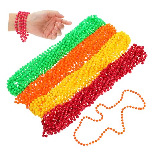 GALPADA 48 . Teiliges Neon Perlenhalsketten Bunte Kunststoff Halsketten in Leuchtenden Farben Orange Grün Gelb Retro Partyaccessoires für Karneval Geburtstag Halloween Disco GALPADA 48 . Teiliges Neon Perlenhalsketten Bunte Kunststoff Halsketten in Leuchtenden Farben Orange Grün Gelb Retro Partyaccessoires für Karneval Geburtstag Halloween Disco von GALPADA