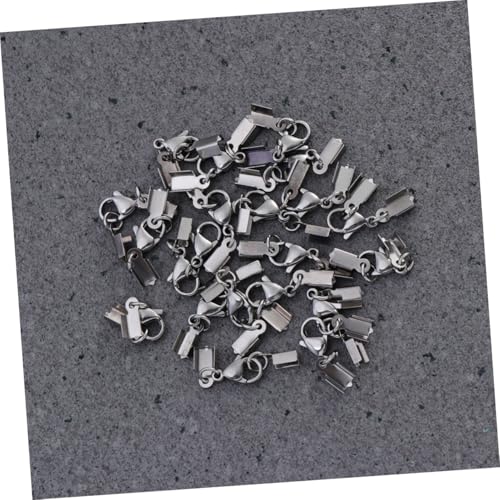 GALPADA 48 Stück Teiliges Edelstahl Schmuckzubehör mit Starken Gebogenen Karabinerverschlüssen für Halsketten und Armbänder Einfach zu Schließen Langlebig und Vielseitig für DIY GALPADA 48 Stück Teiliges Edelstahl Schmuckzubehör mit Starken Gebogenen Karabinerverschlüssen für Halsketten und Armbänder Einfach zu Schließen Langlebig und Vielseitig für DIY von GALPADA