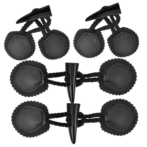 GALPADA 4Paare Knebelknöpfe Hochwertigem Material Leder Knöpfe für Mäntel und Kleider Langlebig und Multifunktional für DIY Projekte und Reparaturen von GALPADA
