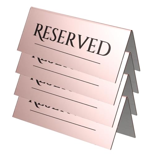 GALPADA 4Stücke Reservierte Tischschilder aus Hochzeits und Restaurant Sitzplatzschilder für Besondere Anlässe Langlebig und Gestaltet GALPADA 4Stücke Reservierte Tischschilder aus Hochzeits und Restaurant Sitzplatzschilder für Besondere Anlässe Langlebig und Gestaltet von GALPADA