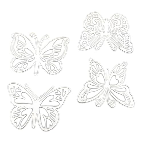 GALPADA 4Stücke Schmetterlings Themen Stanzform Wiederverwendbare Stanzschablone für DIY Kartenherstellung und Scrapbooking für Bastelprojekte und GALPADA 4Stücke Schmetterlings Themen Stanzform Wiederverwendbare Stanzschablone für DIY Kartenherstellung und Scrapbooking für Bastelprojekte und von GALPADA