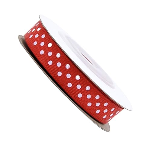 GALPADA 5 Rollen Dot Gürtel Hochzeit zum Einpacken Stoffband Dekoration Party Bänder für Handwerk Gegenwärtig Band annähen Wickelband DIY -Handwerksband Verpackungsband Nähband rot GALPADA 5 Rollen Dot Gürtel Hochzeit zum Einpacken Stoffband Dekoration Party Bänder für Handwerk Gegenwärtig Band annähen Wickelband DIY -Handwerksband Verpackungsband Nähband rot von GALPADA
