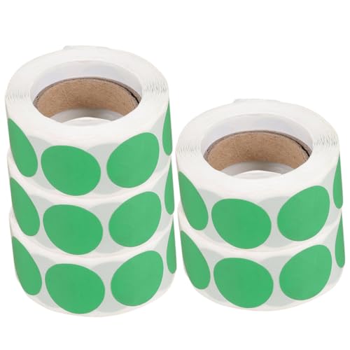 GALPADA 5 Rollen Fünf Klebesticker Farbige Etiketten für DIY pro Rolle Vielseitige Aufkleber für Umzug Büro und Lagerhaltung von GALPADA