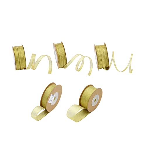 GALPADA 5 Rollen Glitzerband DIY Grosgrain Bänder für Geschenkpäckchen Blumenverpackung und Bastelprojekte GALPADA 5 Rollen Glitzerband DIY Grosgrain Bänder für Geschenkpäckchen Blumenverpackung und Bastelprojekte von GALPADA