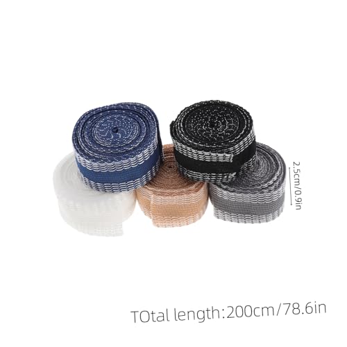 GALPADA 5 Rollen Selbstklebendes Saumband zum Aufbügeln Flexibel Zuschneidbar für Schnelle Hosenkürzung und Saumreparatur Geeignet für Jeans und Stoffhosen von GALPADA