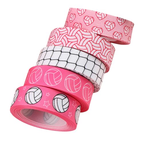 GALPADA 5 Rollen Volleyball Themen Geschenkband Set DIY Handwerksband für Kreative Bastelprojekte Wreaths und Dekorationen für für Geburtstagsfeiern und Schulveranstaltungen GALPADA 5 Rollen Volleyball Themen Geschenkband Set DIY Handwerksband für Kreative Bastelprojekte Wreaths und Dekorationen für für Geburtstagsfeiern und Schulveranstaltungen von GALPADA