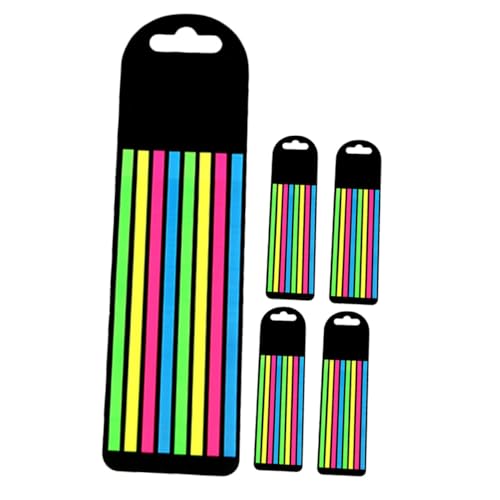 GALPADA 5 Sätze Fluoreszierende Page Marker Pet Haftmarker Schmale Lesestreifen Bunte Haftnotizen Tragbare Klebezettel für Bücher Schule Büro Praktische Lesehilfe GALPADA 5 Sätze Fluoreszierende Page Marker Pet Haftmarker Schmale Lesestreifen Bunte Haftnotizen Tragbare Klebezettel für Bücher Schule Büro Praktische Lesehilfe von GALPADA