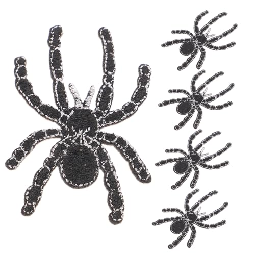 GALPADA 5 Stck. Gestickter Spinnenaufnäher Karikatur Spinnenaufnäher Nähen Gruselig Blenden Name Figur Patch Flicken Für Kleidung Schwarzer Spinnenfleck Kleiden Klein Bestickt Netze Stoff GALPADA 5 Stck. Gestickter Spinnenaufnäher Karikatur Spinnenaufnäher Nähen Gruselig Blenden Name Figur Patch Flicken Für Kleidung Schwarzer Spinnenfleck Kleiden Klein Bestickt Netze Stoff von GALPADA