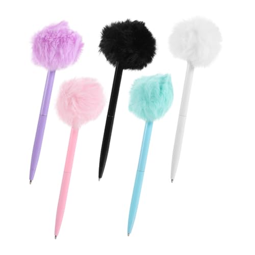 GALPADA 5 Stück Flauschige Kugelschreiber mit Plüschball Weiche Schreibstifte für Schüler und Lehrer Leichte Komfortable Bunte Farben Hellblau Rosa als GALPADA 5 Stück Flauschige Kugelschreiber mit Plüschball Weiche Schreibstifte für Schüler und Lehrer Leichte Komfortable Bunte Farben Hellblau Rosa als von GALPADA