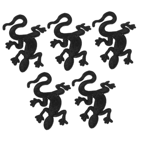 GALPADA 5 Stück Gecko Stoffaufnäher zum Aufbügeln Kleine Cartoon Patches für DIY Kleidung Langlebige Reptilien Motive für Hüte Jacken Rucksäcke Hautfreundliche Textil Applikationen GALPADA 5 Stück Gecko Stoffaufnäher zum Aufbügeln Kleine Cartoon Patches für DIY Kleidung Langlebige Reptilien Motive für Hüte Jacken Rucksäcke Hautfreundliche Textil Applikationen von GALPADA