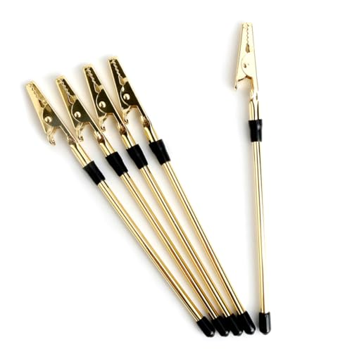 GALPADA 5 Stück Goldene Metall Notizklammern Praktischer Fotohalter Postkartenhalter Memo Clips für Wanddekoration Büro und Zuhause Langlebig und Vielseitig für Party Bankett und Alltag GALPADA 5 Stück Goldene Metall Notizklammern Praktischer Fotohalter Postkartenhalter Memo Clips für Wanddekoration Büro und Zuhause Langlebig und Vielseitig für Party Bankett und Alltag von GALPADA