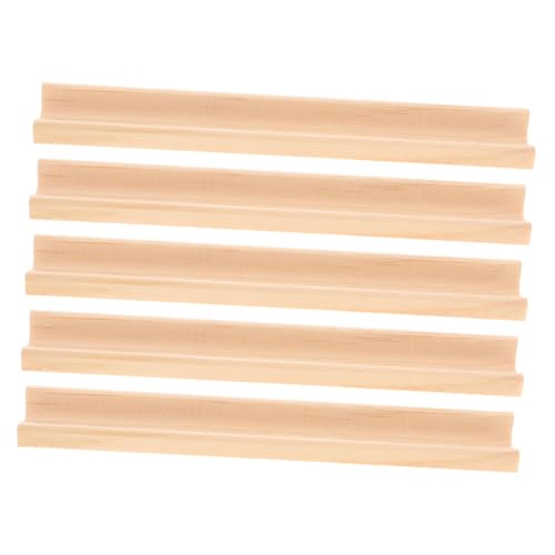 GALPADA 5 Stück Holz Domino Ständer Natürliche Holzoptik Sicherer Halt Rutschfestes Design Für Mahjong Mexican Train Rummy Spiele Familien Spielabende GALPADA 5 Stück Holz Domino Ständer Natürliche Holzoptik Sicherer Halt Rutschfestes Design Für Mahjong Mexican Train Rummy Spiele Familien Spielabende von GALPADA