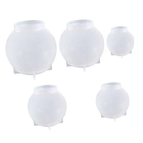 GALPADA 5 Stück Kugel Silikonformen Teiliges DIY Epoxidharz Gießform für Kristallkugeln für Kreative Bastelprojekte und Dekorationen GALPADA 5 Stück Kugel Silikonformen Teiliges DIY Epoxidharz Gießform für Kristallkugeln für Kreative Bastelprojekte und Dekorationen von GALPADA