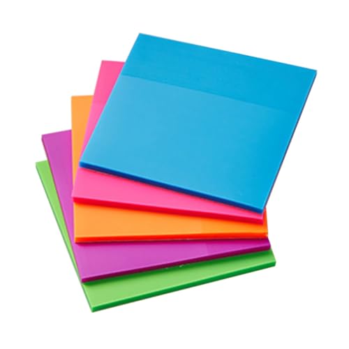 GALPADA 5 Stück Teiliges Farbige Selbstklebende Notizzettel Praktische Haftnotizen Farben für Büro und Zuhause für Erinnerungen und To Do Listen GALPADA 5 Stück Teiliges Farbige Selbstklebende Notizzettel Praktische Haftnotizen Farben für Büro und Zuhause für Erinnerungen und To Do Listen von GALPADA