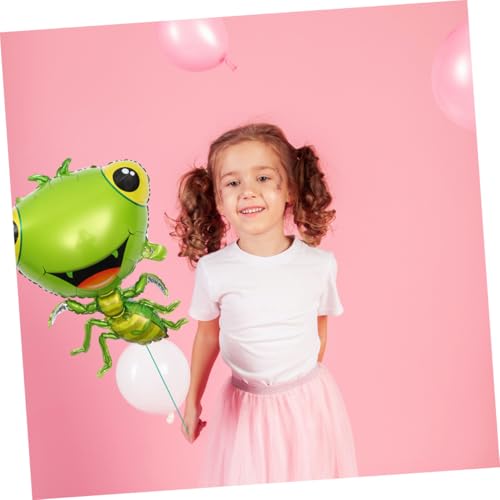GALPADA 5 Stück Teiliges Großes Mantis Folienballon Realistische Insektenform Stabile Partydeko für Innen Außenbereich als Fotorequisite und Raumdekoration GALPADA 5 Stück Teiliges Großes Mantis Folienballon Realistische Insektenform Stabile Partydeko für Innen Außenbereich als Fotorequisite und Raumdekoration von GALPADA