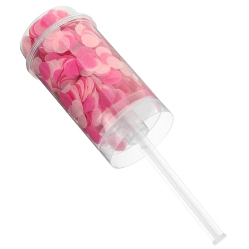 GALPADA 5 Stück Teiliges Konfetti für Hochzeit Geburtstag Babyparty Abschlussfeier Buntes Party Konfetti mit Einfachem Push Design Leichtes Streukonfetti für Festliche Dekoration und von GALPADA