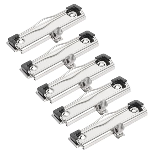 GALPADA 5 Stück Teiliges Metall klemmbrett clip mit Stifthalter Montierbare Langlebige Büro clips für Sichere Dokumentenbefestigung Robustes Design Einfach zu Reinigen für Arbeits GALPADA 5 Stück Teiliges Metall klemmbrett clip mit Stifthalter Montierbare Langlebige Büro clips für Sichere Dokumentenbefestigung Robustes Design Einfach zu Reinigen für Arbeits von GALPADA