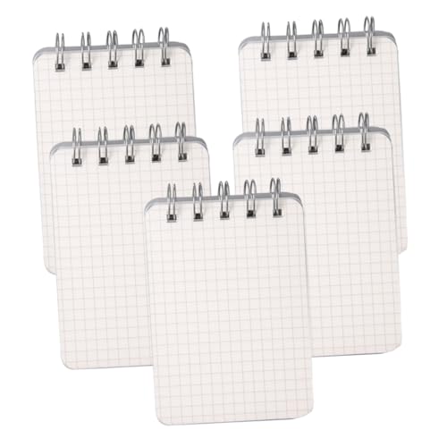 GALPADA 5 Stück Teiliges Mini Spiral Notizbuch Tragbares Einfaches Notizpad mit Binder Ring Leer zum Selbstgestalten Praktisches Memo und Lernkarten Notizblock für Schule und Büro GALPADA 5 Stück Teiliges Mini Spiral Notizbuch Tragbares Einfaches Notizpad mit Binder Ring Leer zum Selbstgestalten Praktisches Memo und Lernkarten Notizblock für Schule und Büro von GALPADA