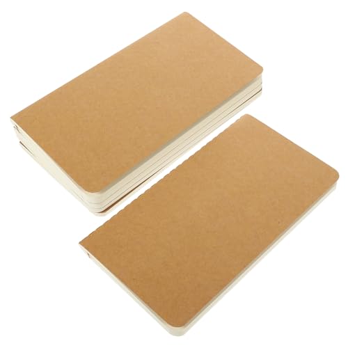 GALPADA 5 Stück Teiliges Reise Notizbuch Nachfüllungen Kraftpapier Blanko Liniert Kariert Vielseitig Einsetzbar Leicht Tragbar für Tagebuch Büro Schule Journal GALPADA 5 Stück Teiliges Reise Notizbuch Nachfüllungen Kraftpapier Blanko Liniert Kariert Vielseitig Einsetzbar Leicht Tragbar für Tagebuch Büro Schule Journal von GALPADA