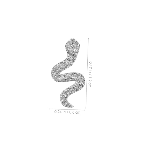 GALPADA 5 Stück Teiliges Schlangen Nail Art aus Robustem Metall mit Funkelnden Strasssteinen Stilvolle Nagelverzierung für Partys Hochzeiten und Alltagslook Einfache DIY Anwendung GALPADA 5 Stück Teiliges Schlangen Nail Art aus Robustem Metall mit Funkelnden Strasssteinen Stilvolle Nagelverzierung für Partys Hochzeiten und Alltagslook Einfache DIY Anwendung von GALPADA