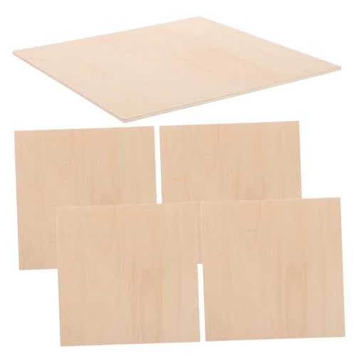 GALPADA 5 Stück Unbehandelte Holzplatten Basswood Sperrholzplatten für DIY Basteln Modellbau und Brandmalerei Stabile Dünne Holzbretter für Kreative Holzarbeiten GALPADA 5 Stück Unbehandelte Holzplatten Basswood Sperrholzplatten für DIY Basteln Modellbau und Brandmalerei Stabile Dünne Holzbretter für Kreative Holzarbeiten von GALPADA