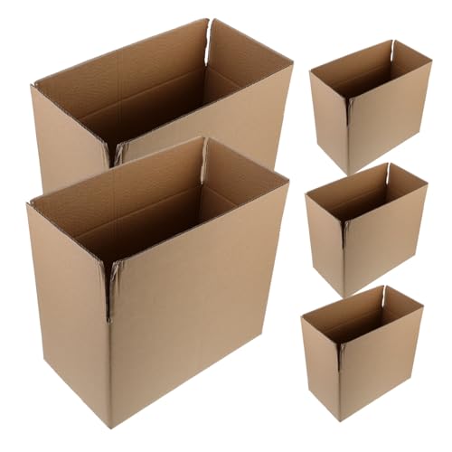 GALPADA 5 Stück Versandkartons Stabile Faltkartons für Verpackung und Umzug Vielseitige Kleine Kartons zum Verschicken und Lagern GALPADA 5 Stück Versandkartons Stabile Faltkartons für Verpackung und Umzug Vielseitige Kleine Kartons zum Verschicken und Lagern von GALPADA