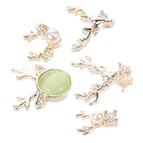 GALPADA 5 Stück Weihnachtliche Nagelcharms Teiliges aus Metall mit Miniatur Weihnachtsmotiven Langlebig und Farbecht für Nail Art bei Partys Hochzeit und Festlichen Anlässen GALPADA 5 Stück Weihnachtliche Nagelcharms Teiliges aus Metall mit Miniatur Weihnachtsmotiven Langlebig und Farbecht für Nail Art bei Partys Hochzeit und Festlichen Anlässen von GALPADA