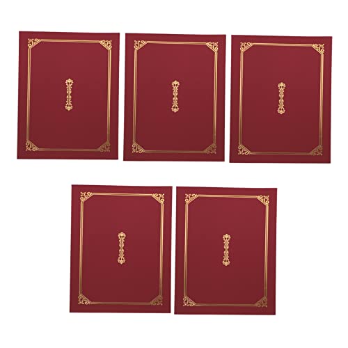 GALPADA 5 Stück Zertifikatshülle Abdeckungen für Diplom-Inhaber Party zertifikat schutzhüllen Abschlusszeugnis Büro dokumentenmappe mappen Diplompapierumschläge Papier-Award-Cover GALPADA 5 Stück Zertifikatshülle Abdeckungen für Diplom-Inhaber Party zertifikat schutzhüllen Abschlusszeugnis Büro dokumentenmappe mappen Diplompapierumschläge Papier-Award-Cover von GALPADA
