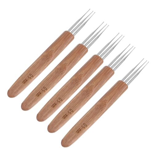GALPADA 5 Teiliges Strickwerkzeug Häkelnadel Schlösser Haken Häkeln Twist Weben Zopf Dread Häkeln Haargarn Häkeln Locs Loc Nadel Für Ineinandergreifendes Holz GALPADA 5 Teiliges Strickwerkzeug Häkelnadel Schlösser Haken Häkeln Twist Weben Zopf Dread Häkeln Haargarn Häkeln Locs Loc Nadel Für Ineinandergreifendes Holz von GALPADA