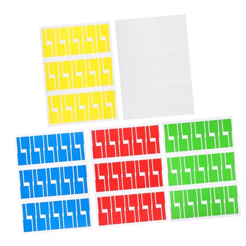 GALPADA 50 Blatt Selbstklebende Kabelmanagement Etiketten Beschreibbare Kabel und Drahtlabels in Farben Wiederbeschreibbar für Büro Zuhause und Auto Einfache Kabelführung und Organisation GALPADA 50 Blatt Selbstklebende Kabelmanagement Etiketten Beschreibbare Kabel und Drahtlabels in Farben Wiederbeschreibbar für Büro Zuhause und Auto Einfache Kabelführung und Organisation von GALPADA