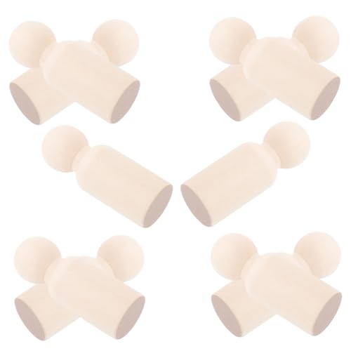 GALPADA 50 Stück DIY Holzpuppen zum Bemalen Unbemalte Holzfiguren für Kreative Bastelprojekte Naturbelassene Holzdekoration für Familien und Handwerksliebhaber GALPADA 50 Stück DIY Holzpuppen zum Bemalen Unbemalte Holzfiguren für Kreative Bastelprojekte Naturbelassene Holzdekoration für Familien und Handwerksliebhaber von GALPADA