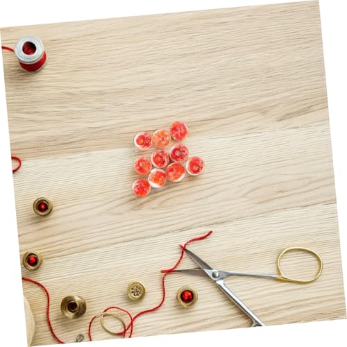 GALPADA 50 Stück Glow in The Dark Glasperlen Transparent Runde Diy Schmuckperlen mit Nachtleuchteffekt für Armbänder Halsketten Ohrringe Bastelprojekte in Blau Schwarz Grün Rot Lila von GALPADA