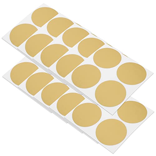GALPADA 50 Stück Goldene Scratch Off Aufkleber Rund Etiketten Selbstklebende Diy Etiketten für Hochzeiten Geburtstagsfeiern Kreative Projekte und Spiele GALPADA 50 Stück Goldene Scratch Off Aufkleber Rund Etiketten Selbstklebende Diy Etiketten für Hochzeiten Geburtstagsfeiern Kreative Projekte und Spiele von GALPADA