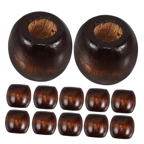GALPADA 50 Stück Holzperlen Abakusform mit Natürliche Holzscheiben als Schmuck Spacer Perlen für DIY Armband Halskette Basteln Zubehör von GALPADA