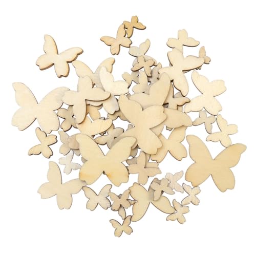 GALPADA 50 Stück Holzschmetterlinge Teiliges Natürliche Holzscheiben Bastelornamente Gemischte DIY Verzierung Scrapbooking Dekoration Holzverzierung GALPADA 50 Stück Holzschmetterlinge Teiliges Natürliche Holzscheiben Bastelornamente Gemischte DIY Verzierung Scrapbooking Dekoration Holzverzierung von GALPADA