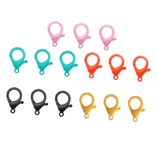 GALPADA 50 Stück Karabinerverschluss aus Kunststoff Karabinerverschlüsse, Großpackung Klaue s-Verschluss Schlüssel Herstellung Hummer-Accessoire Karabinerverschlüsse für Schmuck Plastik GALPADA 50 Stück Karabinerverschluss aus Kunststoff Karabinerverschlüsse, Großpackung Klaue s-Verschluss Schlüssel Herstellung Hummer-Accessoire Karabinerverschlüsse für Schmuck Plastik von GALPADA