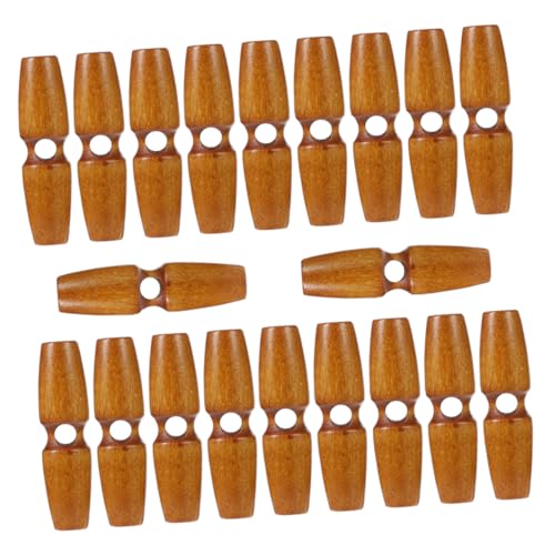 GALPADA 50 Stück Olivenholz Knöpfe mit Vintage Holz Knebelknöpfe für Mäntel Strickjacken Stabile Nähknöpfe für Schwere Stoffe Eleganter Verschluss für Jacken und Pullover GALPADA 50 Stück Olivenholz Knöpfe mit Vintage Holz Knebelknöpfe für Mäntel Strickjacken Stabile Nähknöpfe für Schwere Stoffe Eleganter Verschluss für Jacken und Pullover von GALPADA