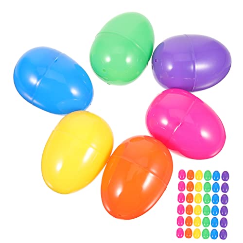 GALPADA 50 Stück Ostereier Spielzeugeier Für Partys Befüllbare Eier Pastellfarben Weich Leer Für Jumbo Themenjagd Eier Eier Ornament Kunststoff GALPADA 50 Stück Ostereier Spielzeugeier Für Partys Befüllbare Eier Pastellfarben Weich Leer Für Jumbo Themenjagd Eier Eier Ornament Kunststoff von GALPADA