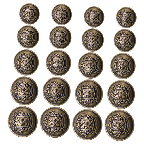 GALPADA 50 Stück Retro-anzugknöpfe Jacke Aufwendig Elegant Tasten Jeansknöpfe Ersetzen Bronze Einzigartige Knöpfe Sortiert Stilknöpfe Nähen Kleidung Antiquität Runde Nähknöpfe Messing GALPADA 50 Stück Retro-anzugknöpfe Jacke Aufwendig Elegant Tasten Jeansknöpfe Ersetzen Bronze Einzigartige Knöpfe Sortiert Stilknöpfe Nähen Kleidung Antiquität Runde Nähknöpfe Messing von GALPADA