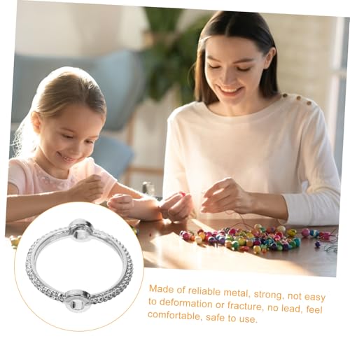 GALPADA 50 Stück Runde Perlenrahmen aus Metall Doppellochige Schmuckverbinder für Armband Ohrring und Halskettenherstellung Silberfarben Langlebig Hautfreundlich für DIY GALPADA 50 Stück Runde Perlenrahmen aus Metall Doppellochige Schmuckverbinder für Armband Ohrring und Halskettenherstellung Silberfarben Langlebig Hautfreundlich für DIY von GALPADA