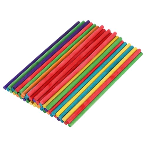 GALPADA 50 Stück Runde Stick -Spielzeuge bunt Eiscreme zylindrisch verschiedene Stöcke Produkt Farbe Pop Eisstiele zum Basteln runde Eisstiele am Stiel Bastelstäbchen, Eisstiele Bambus GALPADA 50 Stück Runde Stick -Spielzeuge bunt Eiscreme zylindrisch verschiedene Stöcke Produkt Farbe Pop Eisstiele zum Basteln runde Eisstiele am Stiel Bastelstäbchen, Eisstiele Bambus von GALPADA