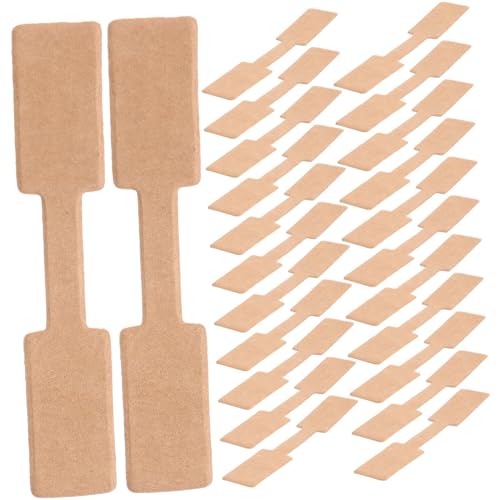 GALPADA 50 Stück Selbstklebende Schmuck Preisschilder aus Blanko Verpackungskarten für Ringe Halsketten Armbänder Praktische Etiketten zum Beschriften und Inventarverwaltung von GALPADA